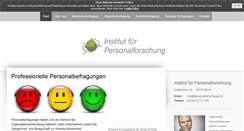 Desktop Screenshot of personalbefragung.de