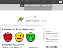 Tablet Screenshot of personalbefragung.de